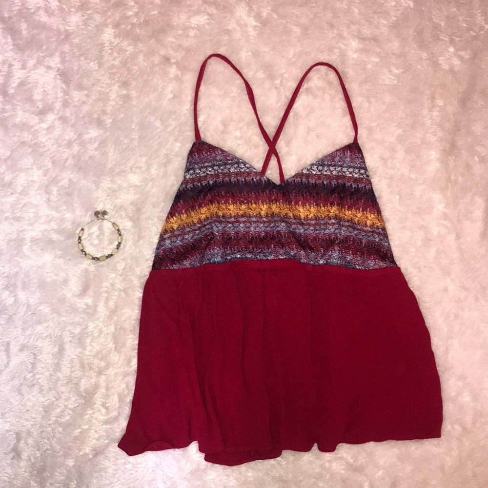 Spaghetti strap tank top
